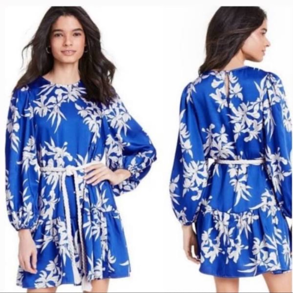 LAST CHANCE 💙 NWT! 💙 Alexis x Target Blue Floral Dress, Size L